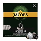 Jacobs Espresso 12 Ristretto XL paket och kapsel till Nespresso®