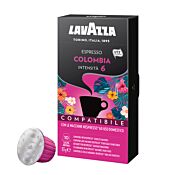 Lavazza Espresso Colombia package and capsule for NespressoÂ®
