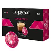 CafÃ© Royal Lungo Forte package and capsule for NespressoÂ® Pro