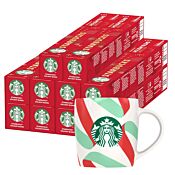 10 paket Starbucks Holiday Blend för Nespresso och en Starbucks kaffemugg