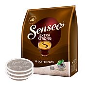 Senseo Extra Strong Medium Cup Packung und Pods für Senseo