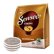 Senseo Strong Medium Cup Packung und Pods für Senseo