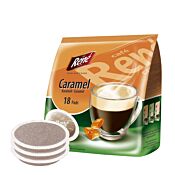 Café René Caramel package and pods for Senseo
