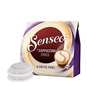 Senseo Cappuccino Choco Packung und Pods für Senseo