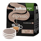 Lavazza Espresso Classico Packung und Pods für Senseo
