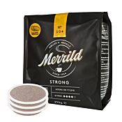 Merrild Strong package and pods for Senseo