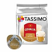 Gevalia Cafe Au Lait pakke og kapsel til Tassimo