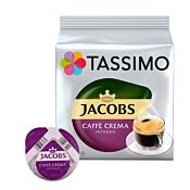 Jacobs Caffé Crema Intenso Packung und Kapsel für Tassimo