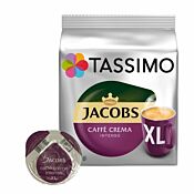 Jacobs Caffé Crema Intenso XL Packung und Kapsel für Tassimo