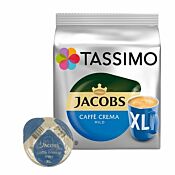 Jacobs Caffé Crema Mild XL pakke og kapsel til Tassimo