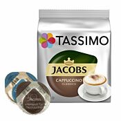 Jacobs Cappuccino Classico paket och kapslar till Tassimo