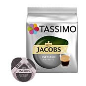 Jacobs Espresso Ristretto Packung und Kapsel für Tassimo