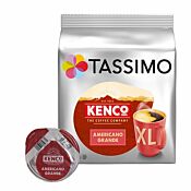 Kenco Americano Grande XL package and capsule for Tassimo