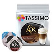 L'OR Latte Macchiato Packung und Kapsel für Tassimo