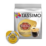 Marcilla Café Largo package and capsule for Tassimo