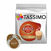 Marcilla Cortado paquet et capsule pour Tassimo