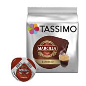Marcilla Espresso Packung und Kapsel für Tassimo