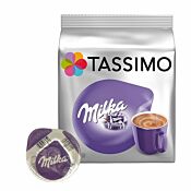 Milka paquet et capsule pour Tassimo