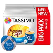 Morning Café Mild & Smooth XL package and capsule for Tassimo