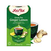 Green Tea Ginger Lemon en té de Yogi Tea 
