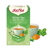 White Tea Aloe Vera en té de Yogi Tea 
