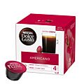 Nescafé Americano package and capsule for Dolce Gusto
