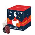 CafÃ© RenÃ© Senso Nocturno Pumpkin Spice Latte package and capsule for Dolce Gusto