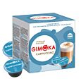 Gimoka Cappuccino package and capsule for Dolce Gusto
