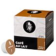 Kaffekapslen Café Au Lait package and capsule for Dolce Gusto