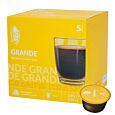 Kaffekapslen Grande 30 package and pod for Dolce Gusto
