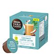 NescafÃ© Coconut CaffÃ¨ Latte package and capsule for Dolce Gusto