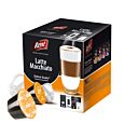 Café René Latte Macchiato package and capsule for Dolce Gusto
