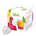 Café René Lemon & Raspberry Tea Packung und Kapsel für Dolce Gusto
