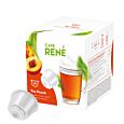 Café René Tea Peach pak en capsule voor Dolce Gusto
