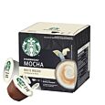 Starbucks White Mocha package and pod for Dolce Gusto

