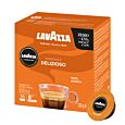 Lavazza Espresso Delizioso package and capsule for Lavazza A Modo Mio
