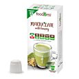 FoodNess Matcha Latte package and capsule for Nespresso
