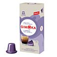 Gimoka Lungo package and capsule for Nespresso
