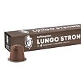 Kaffekapslen Lungo Strong Premium package and pod for Nespresso
