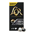 L'OR Onyx package and capsule for Nespresso®