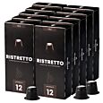 Bundle with 100 plastic capsules of Kaffekapslen Ristretto for Nespresso