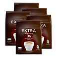 5 pakjes met Kaffekapslen Extra Strong Medium voor Senseo