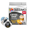 Coffee Shop Selections Toffee Nut Latte package and capsule for Tassimo