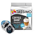 Coffee Shop Selections White Choco Coconut Latte package and capsule for Tassimo