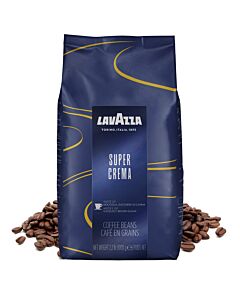 Grains de café Super Crema Blue de Lavazza
