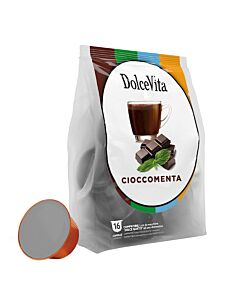 DolceVita Cioccomenta package and capsule for Dolce Gusto
