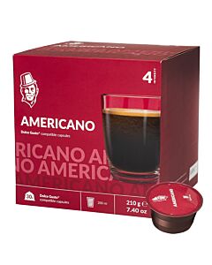 Kaffekapslen Americano 30 pakke og kapsel til Dolce Gusto
