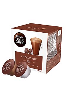 Nescafé Chococino package and capsule for Dolce Gusto