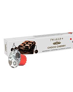 FRIENDS Choco Cherry package and capsule for Nespresso
