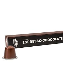 Kaffekapslen Espresso Chocolate Premium pakke og kapsel til Nespresso
